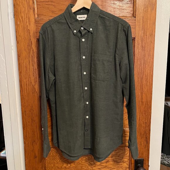 Taylor Stitch Jack Shirt in Moss Corduroy 40 - Picture 1 of 2